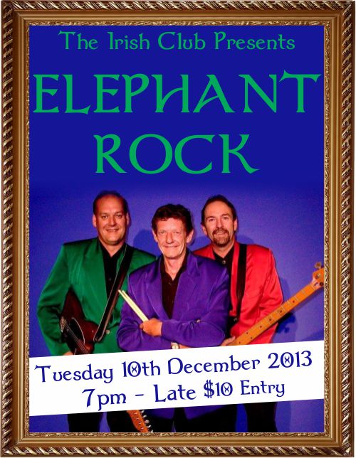 The Irish Club presents Elephant Rock